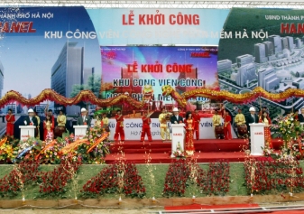 Khởi công khu công viên công nghệ phần mềm Hà Nội - Bước đột phá công nghệ của Hanel